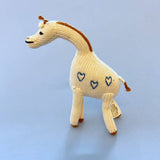Knitted Giraffe Love Rattle Toy