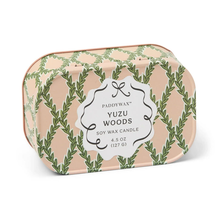 Tin Candle Yuzu Woods