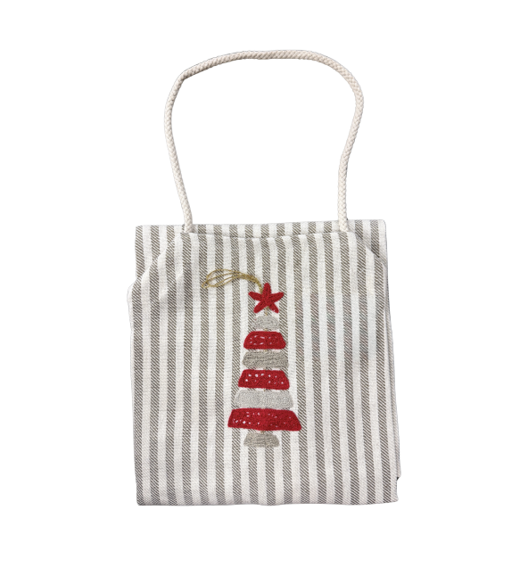 Embroidered Apron Modern Tree