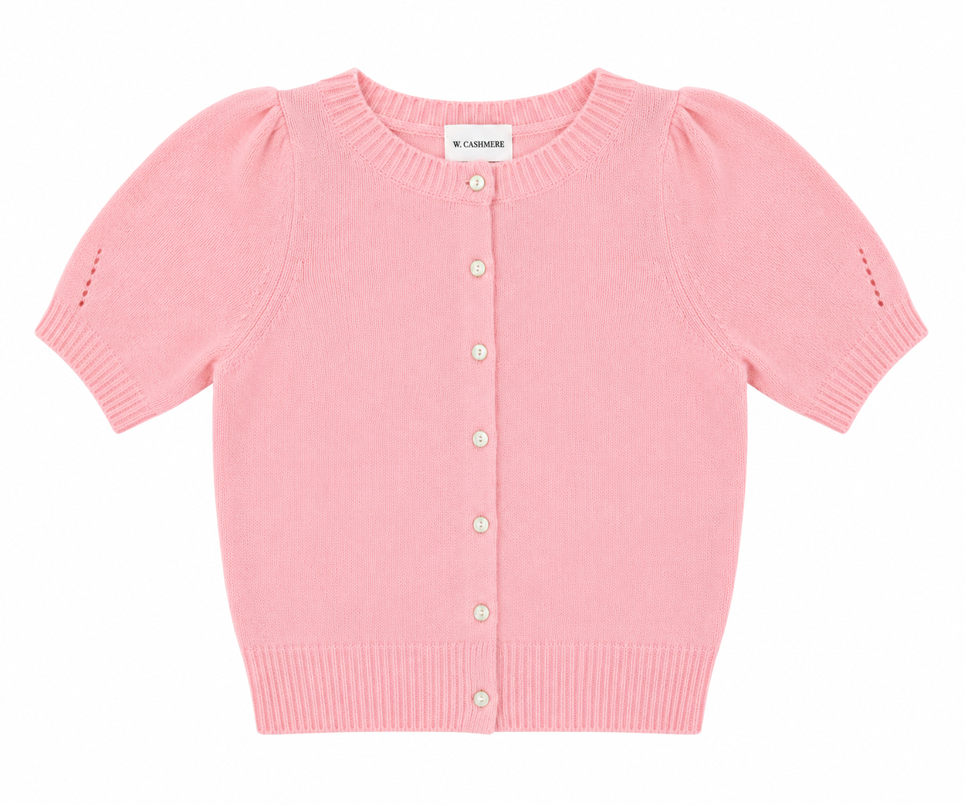 Sheila Puff Cardi Tea Rose