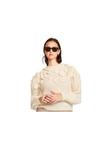 Sweater Moritz Embroidered Cream