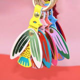 Key Chain Songbirds Cornflower