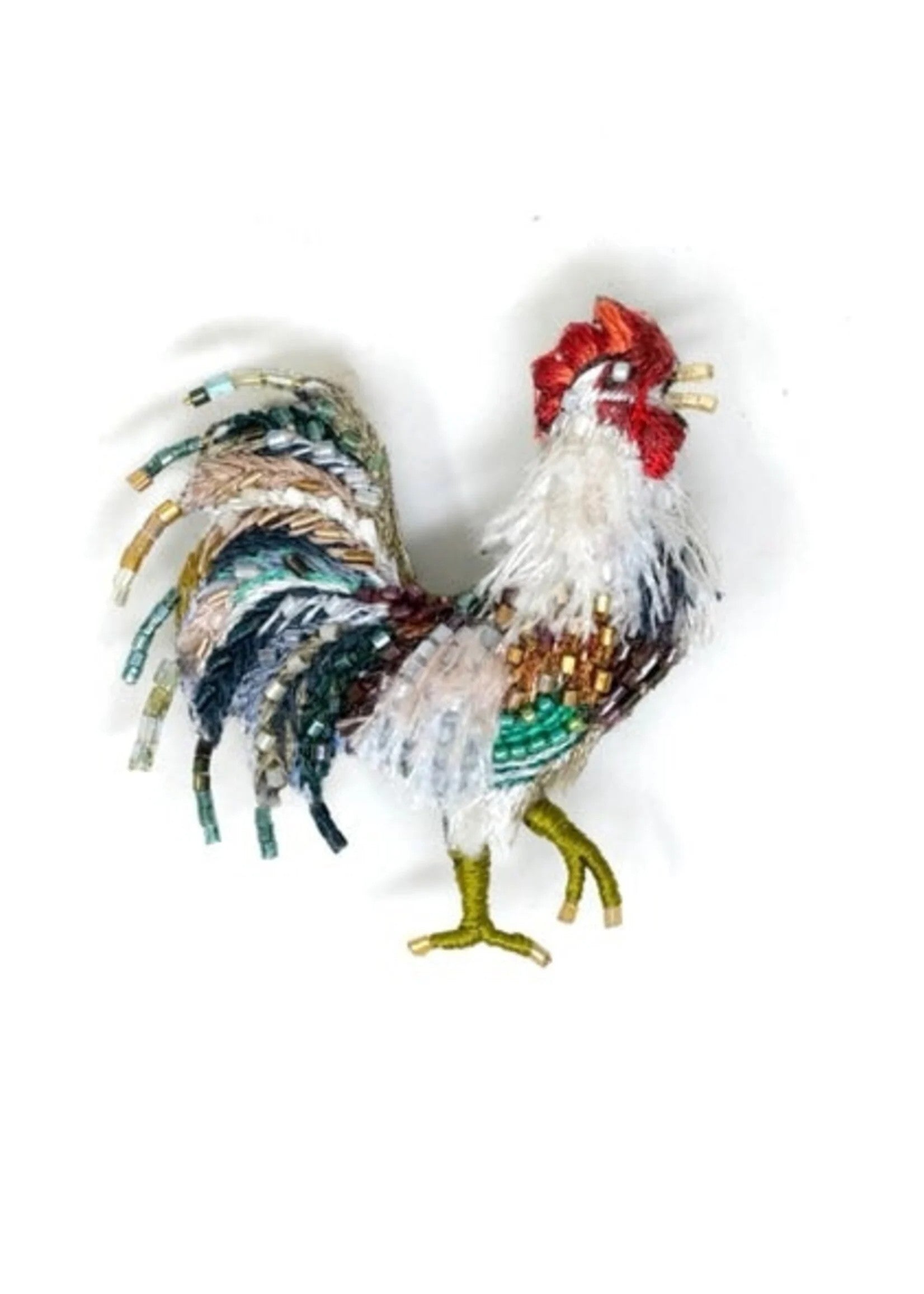 Brooch Aurora Rooster