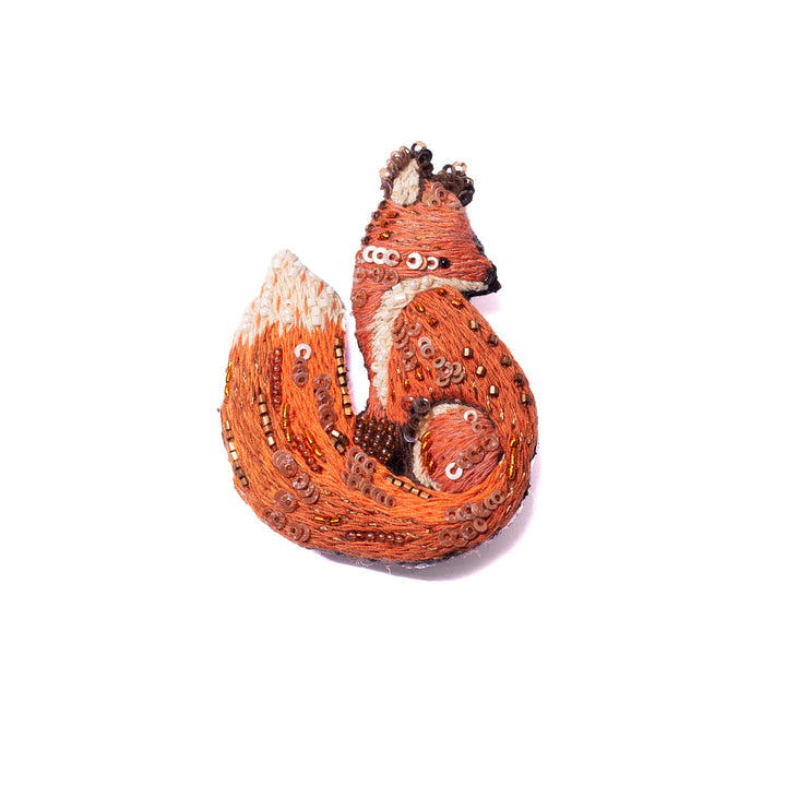 Brooch Red Fox