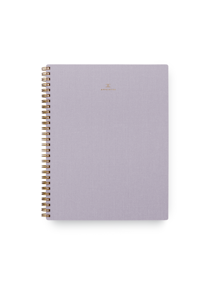 The Notebook Lavender Gray