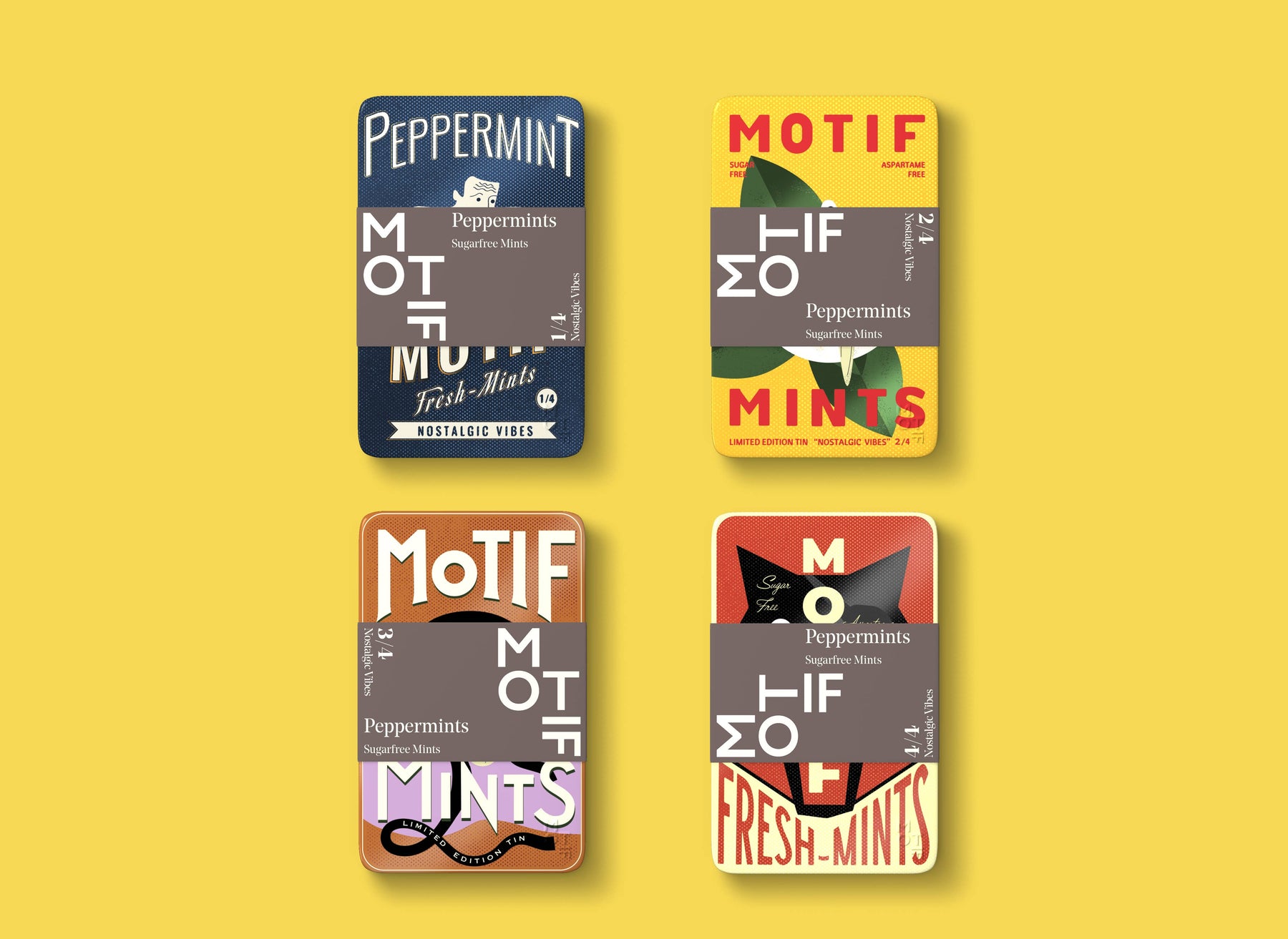 Motif Nostalgic Vibes Mints