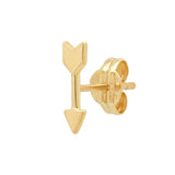 Fine Gold Arrow Stud