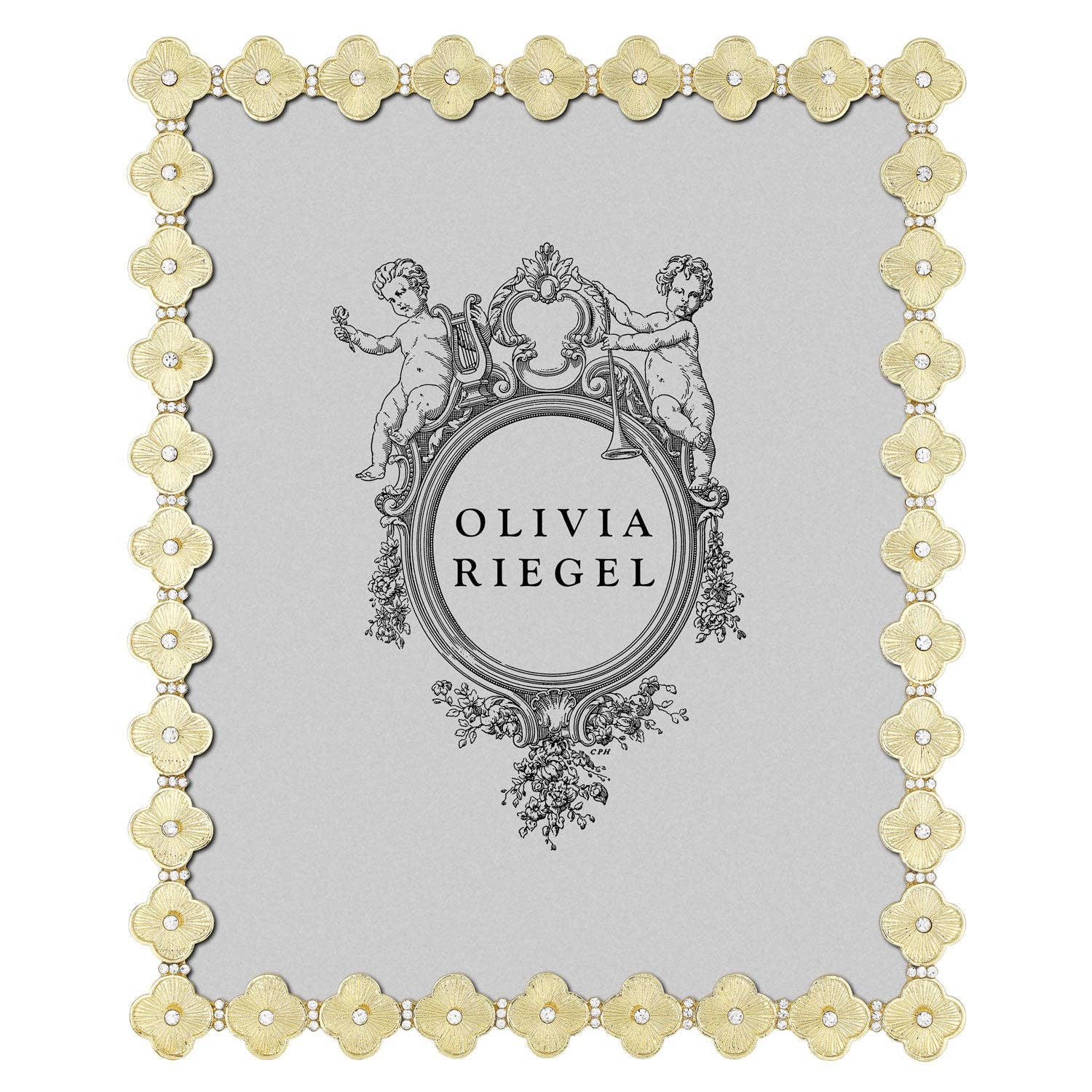 Clover Frame: Gold, 8" x 10"