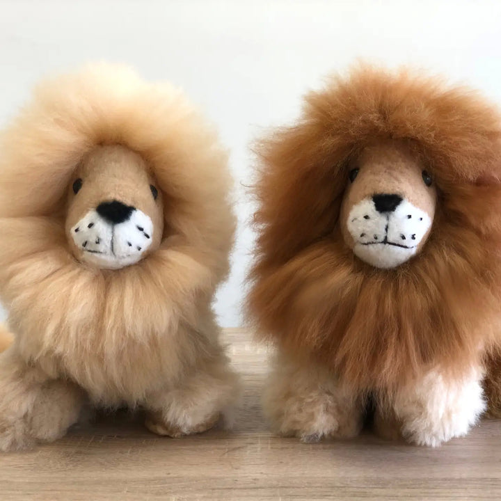 Alpaca Plush Lion Large