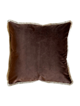 Velvet Tobacco 24" x 24" Pillow