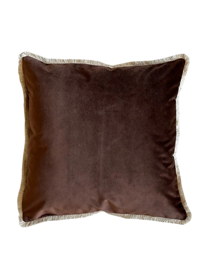 Velvet Tobacco 24" x 24" Pillow