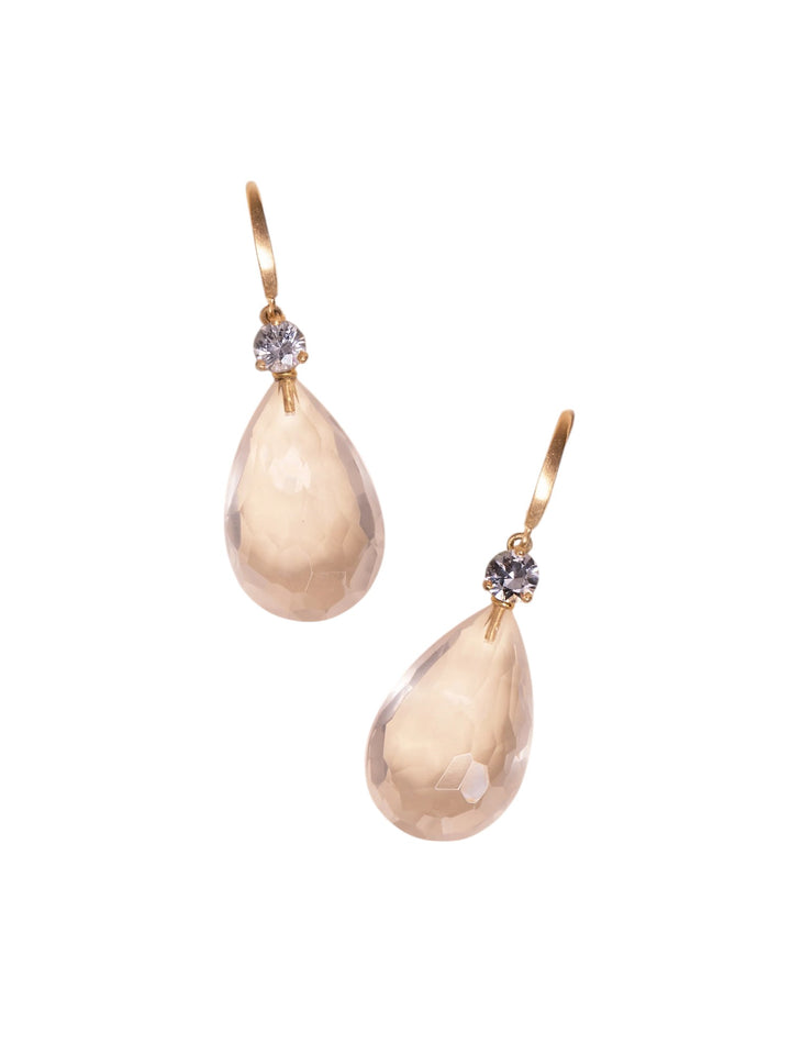 Large Drops Milky Quartz Grey Spinel