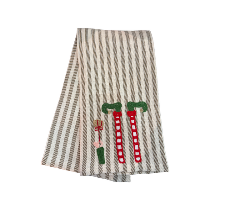 Embroidered Kitchen Towel Elf
