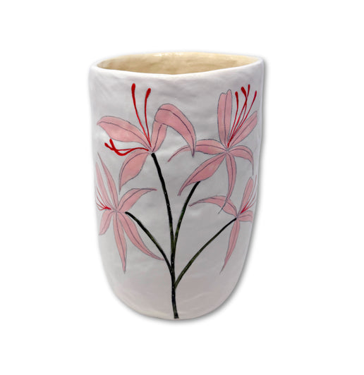 Vase Medium Flower White