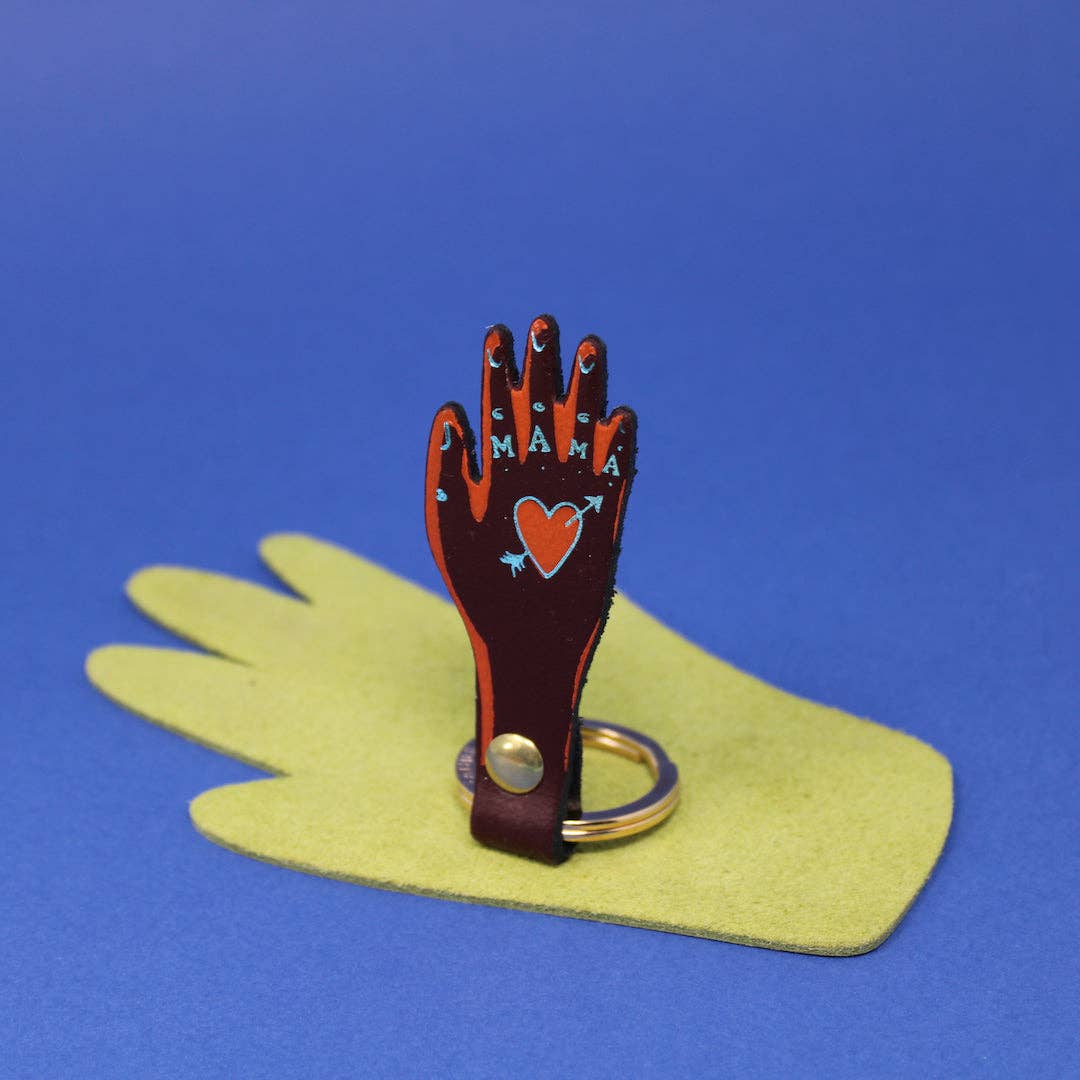 Key Chain Mama Oxblood