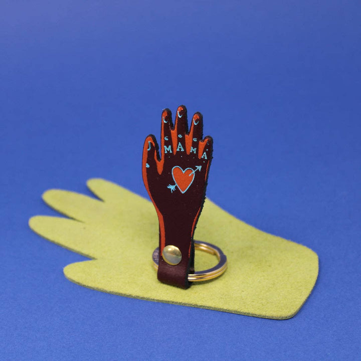Key Chain Mama Oxblood