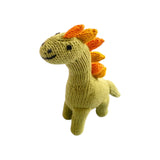 Knitted Brachiosaurus Dinosaur Rattle Toy