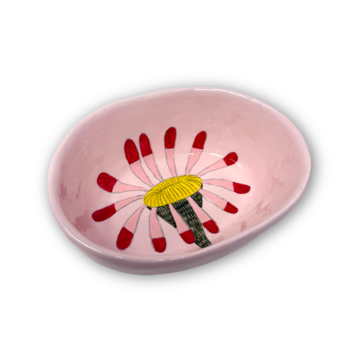 Small Oval Flower Pink