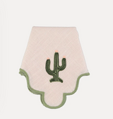 Maria Napkin Cactus Light Pink & Green
