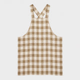 Apron Gingham Noisette