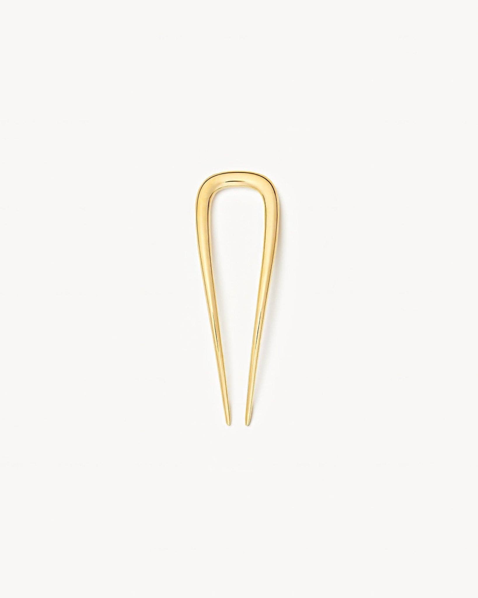Petite French Hair Pin in Gold