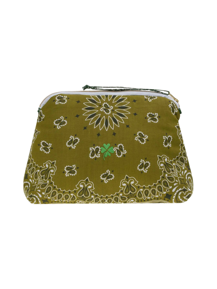 Vanity Bag Large Vert with Four Leaf Clover