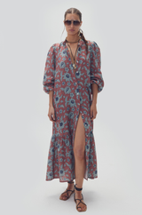 Linen Matilde Print Dress
