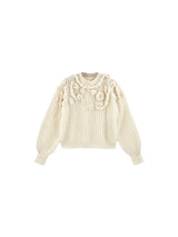 Sweater Moritz Embroidered Cream