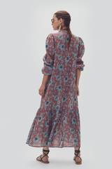 Linen Matilde Print Dress