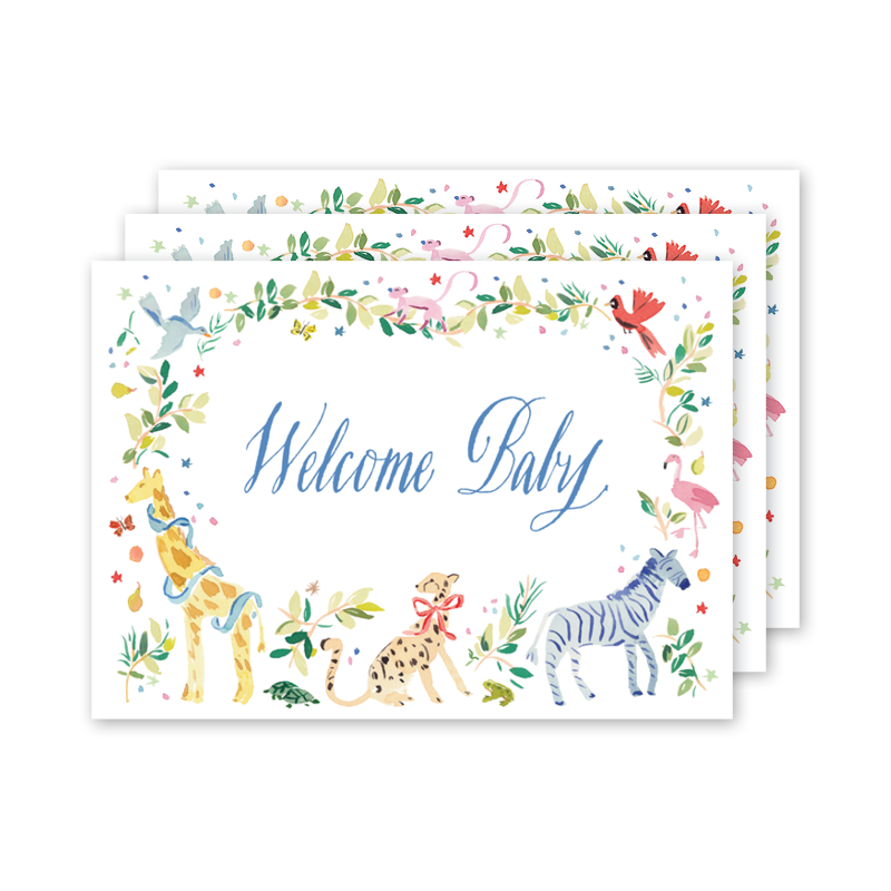 Baby Milestone Cards Animal Fete