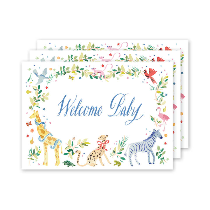 Baby Milestone Cards Animal Fete