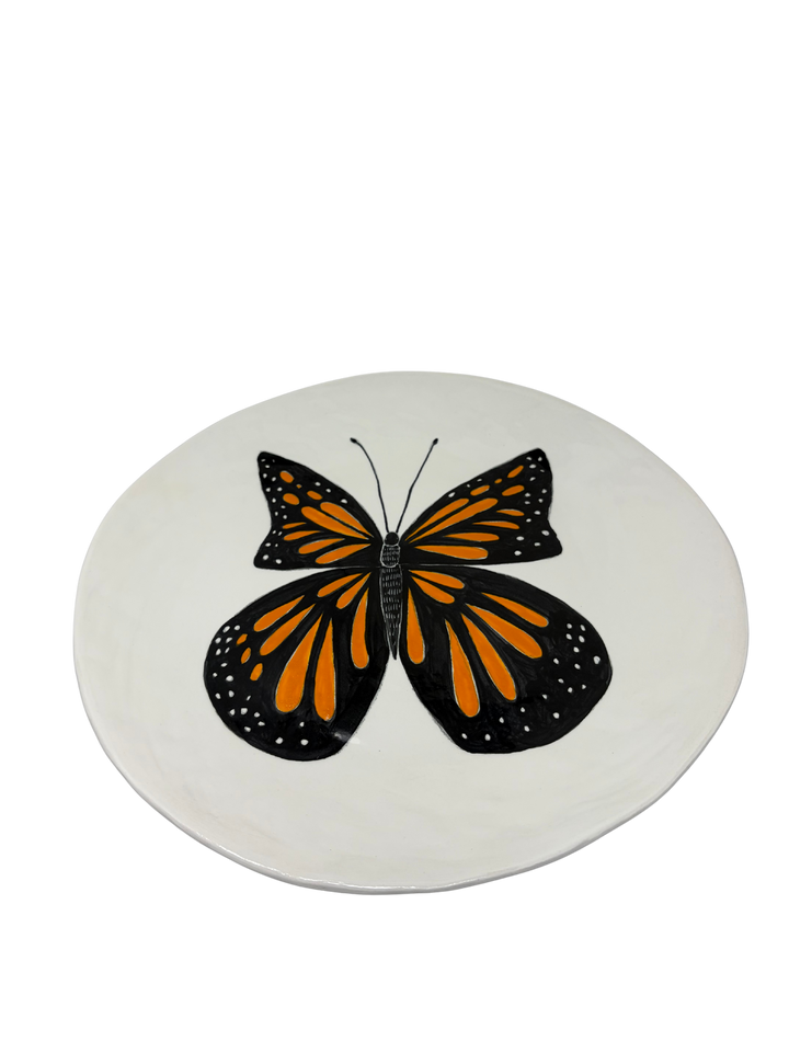 New Large Round Platter Butterfly 5