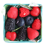 Mixed Berry Beeswax Birthday Candles: 10