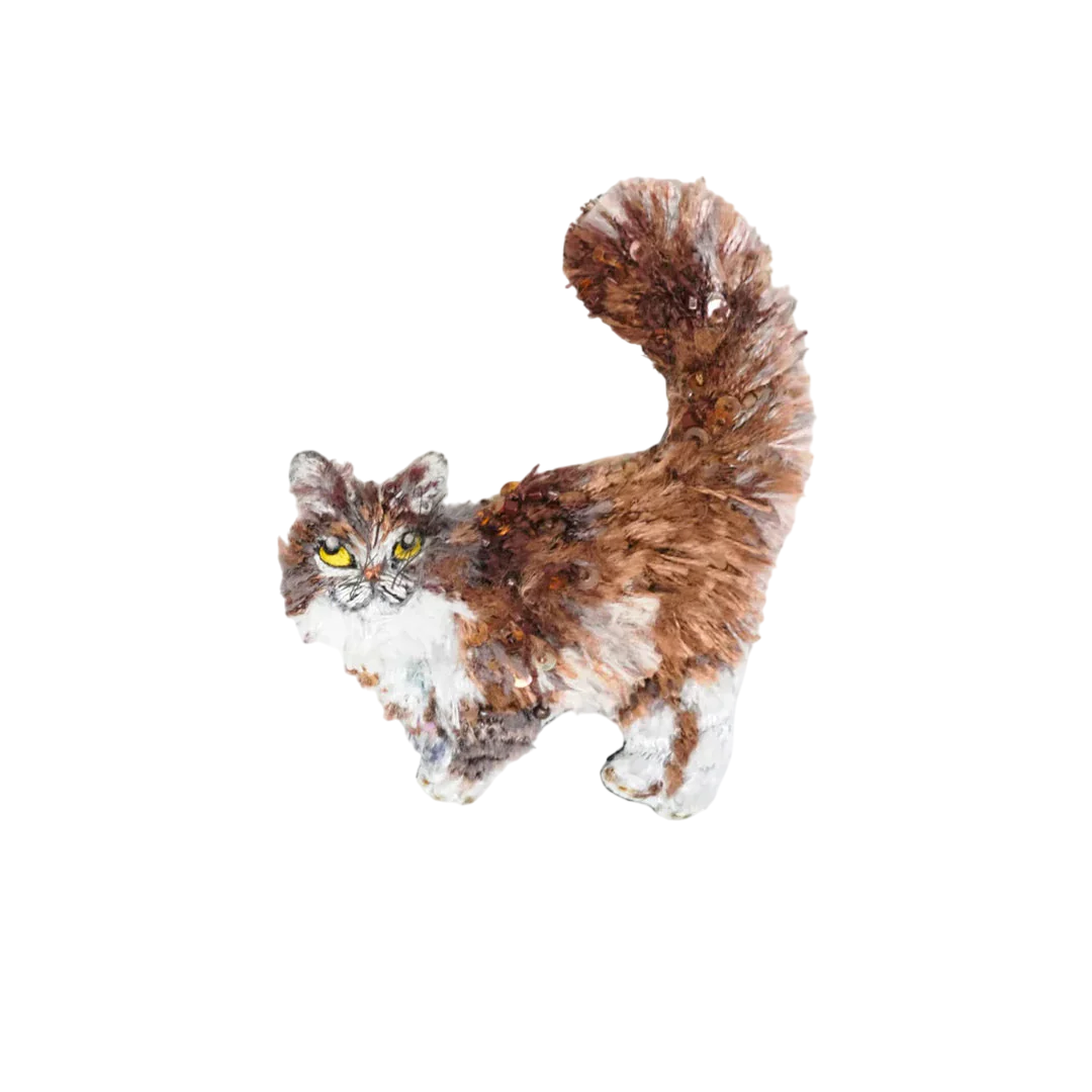 Brooch Fluffy Ca