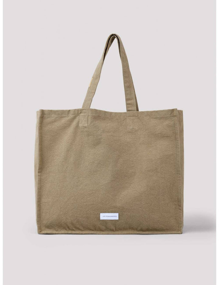 Lime Green Canvas Tote