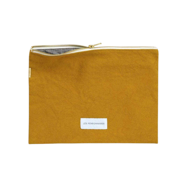 Saffron Yellow Large Pouch