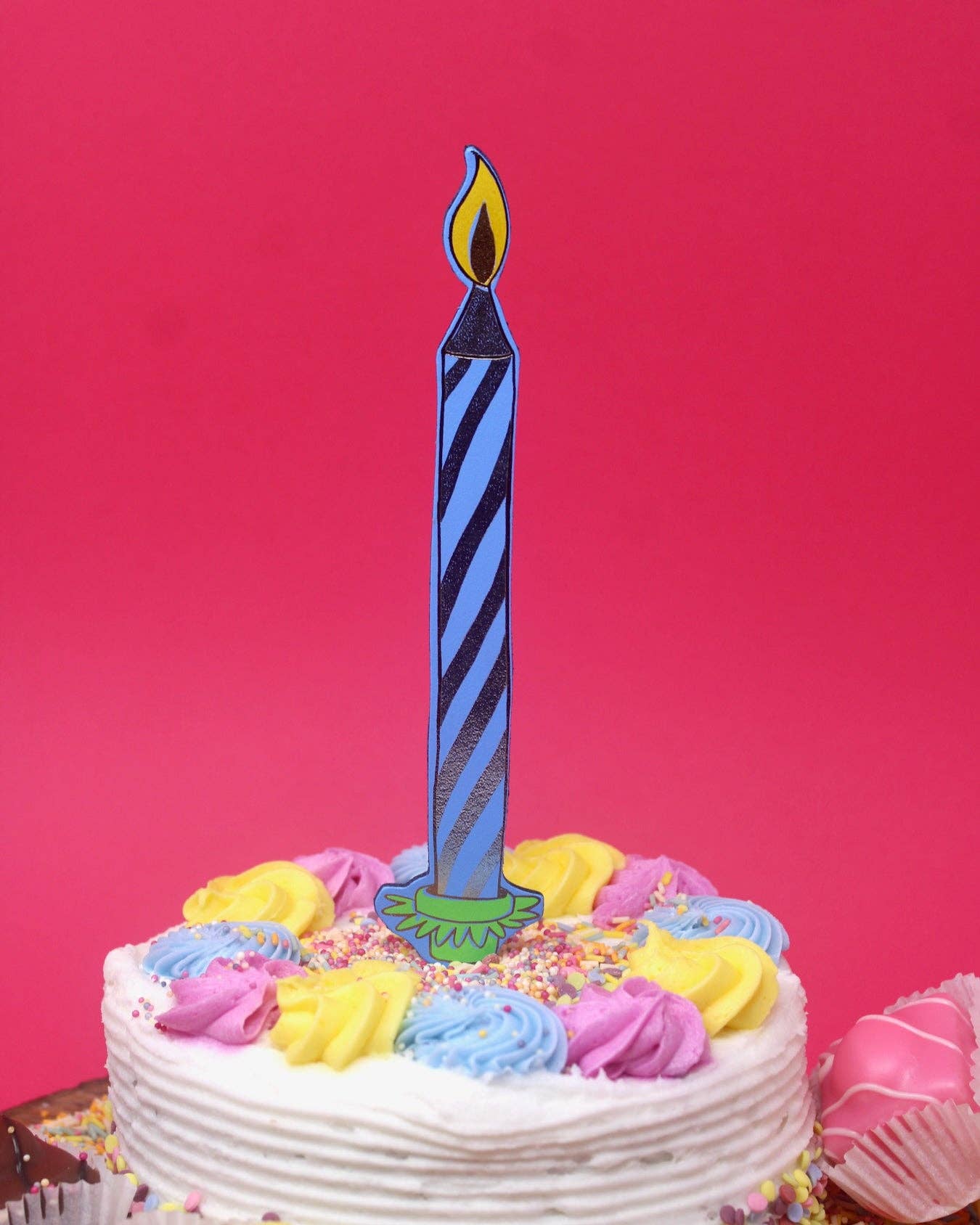 Birthday Bookmark Cornflower