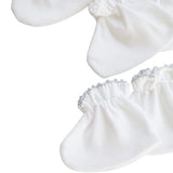 Jersey Booties in White