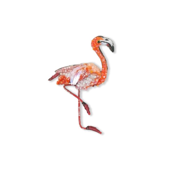 Brooch Caribbean Flamingo