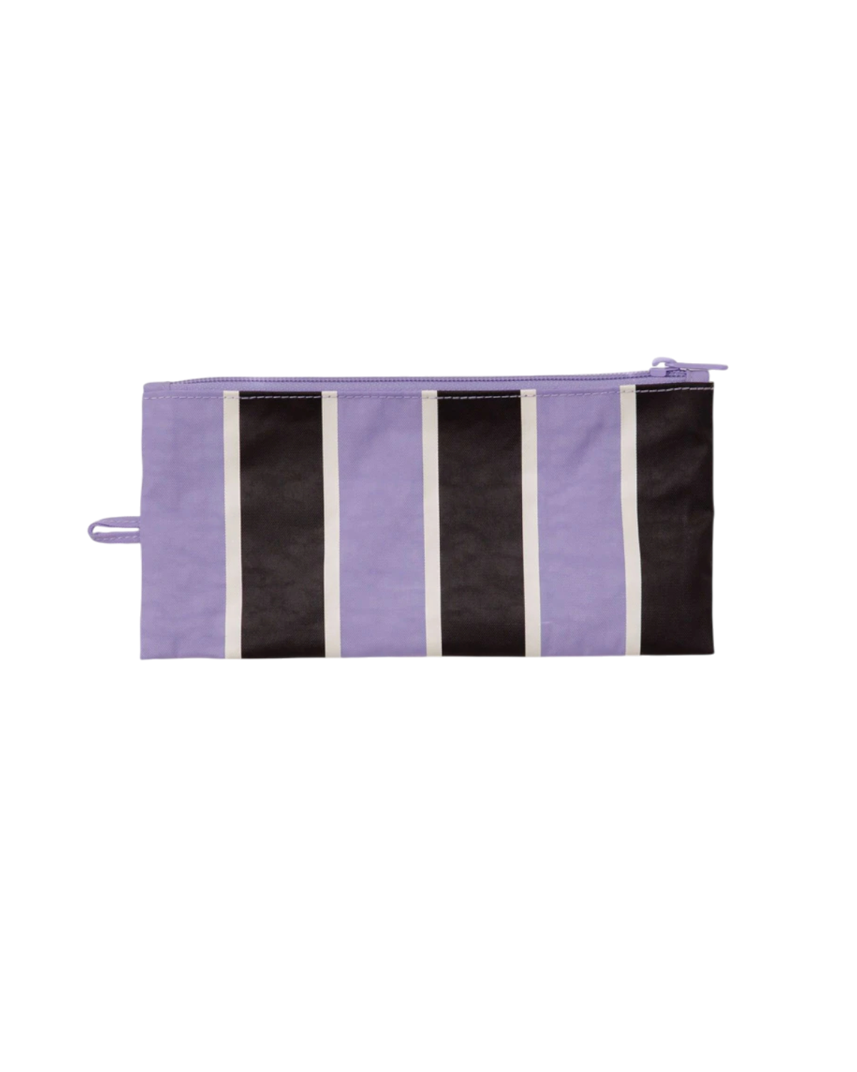 Flat Pouch Stripes in Purple Stripe