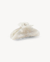 Midi Hair Clip White Shell