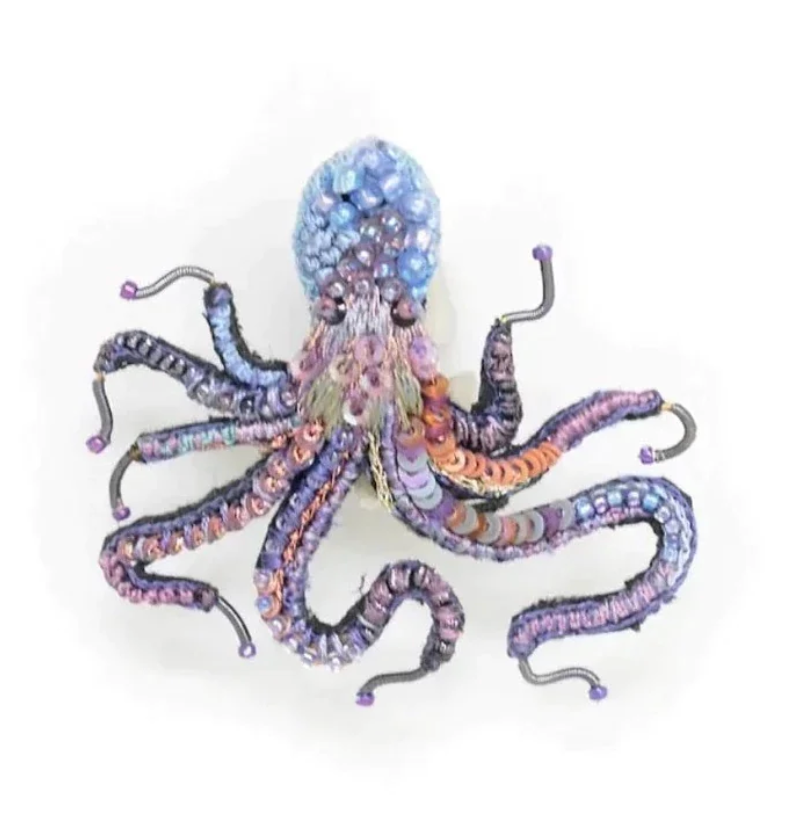 Brooch Common Octopus