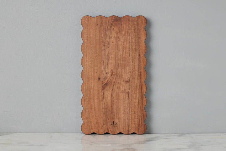 Scalloped Cutting Board Medium Rectangle