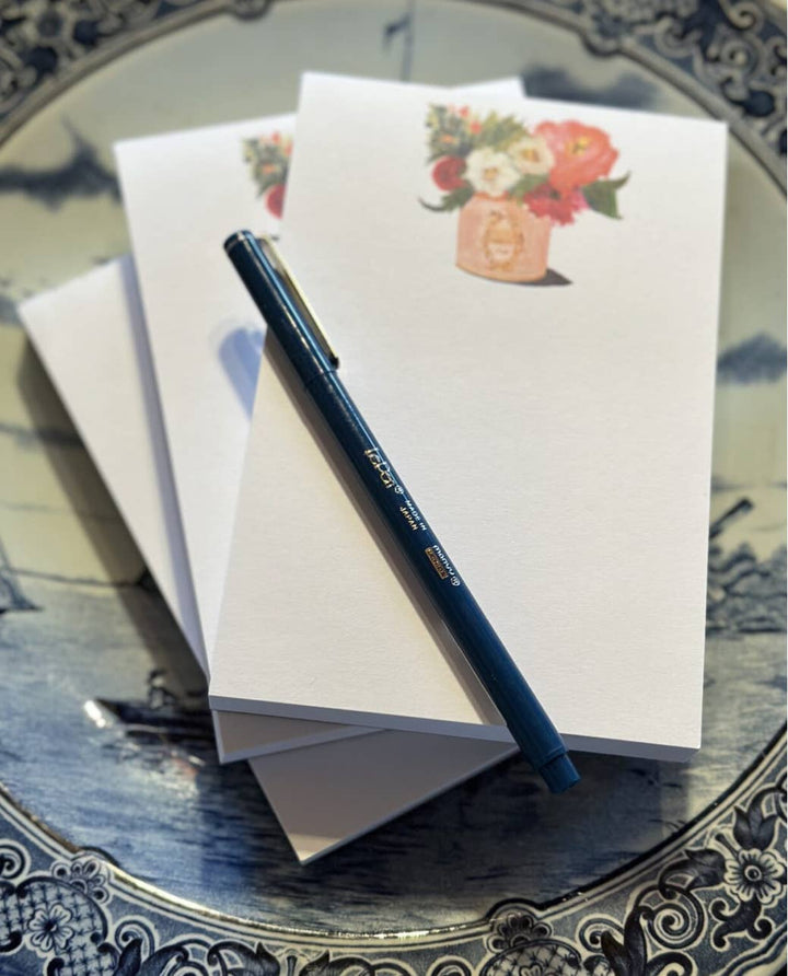 Carpe Notepad Pink Paris Floral