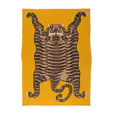 Tiger Rug Mustard Throw
