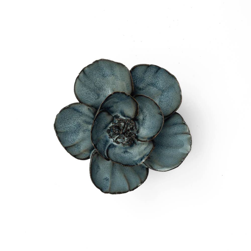 Navy Poppy Flower