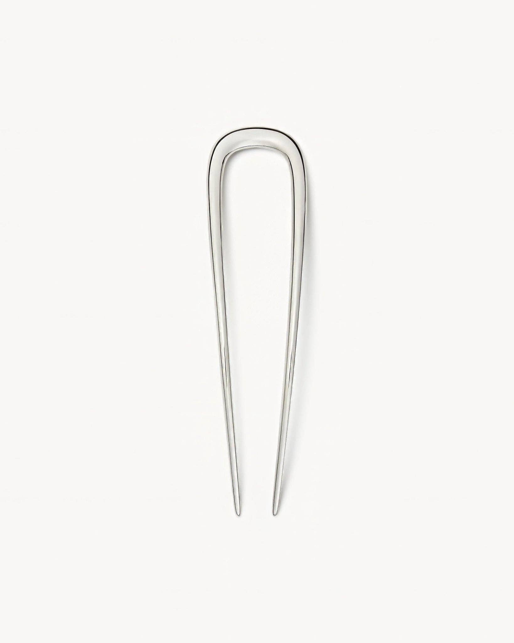 French Hair Pin Silver