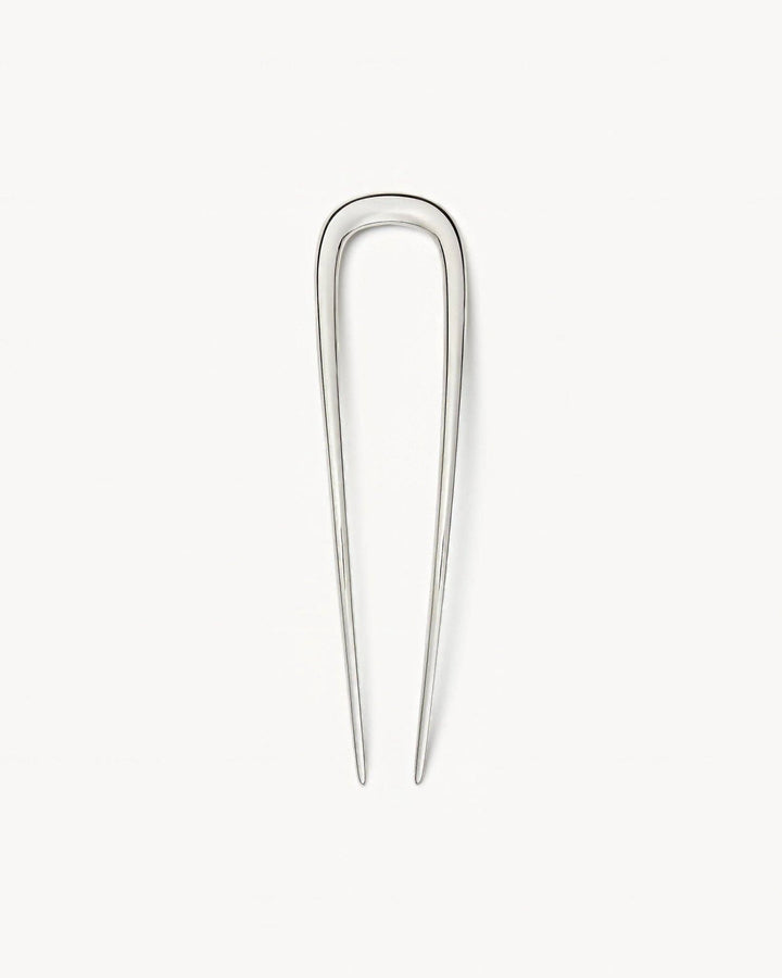 French Hair Pin Silver