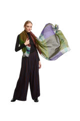 Scarf Brown Green Divine