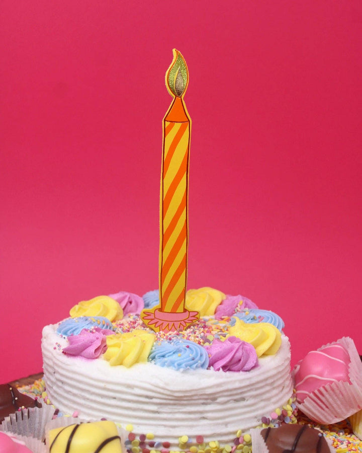 Birthday Bookmark Buttercup Yellow